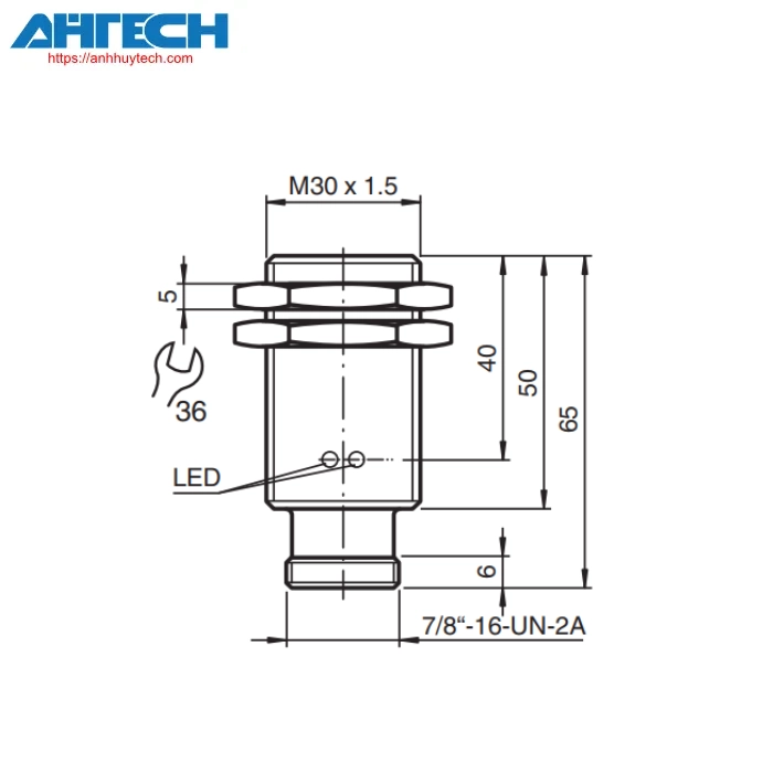 Cảm biến cảm ứng Pepperl+Fuchs nbb15-30gm50-ws-v93