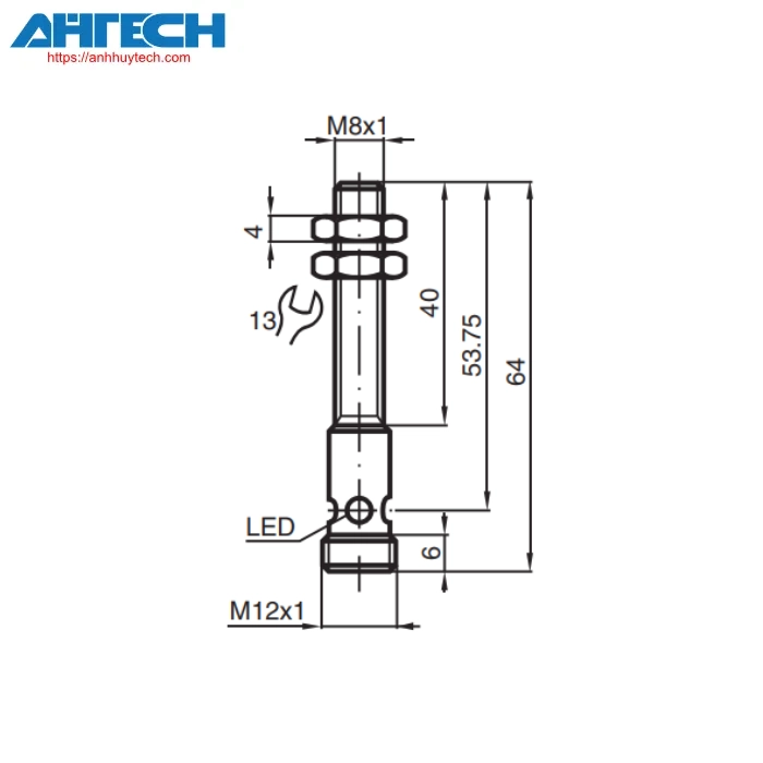 Cảm biến cảm ứng Pepperl+Fuchs ncb15-8gm40-n0-v1-y97264