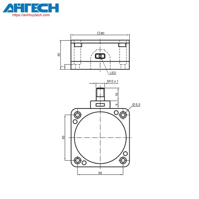Cảm biến cảm ứng Pepperl+Fuchs ncn50-fp-n0-p4-v1