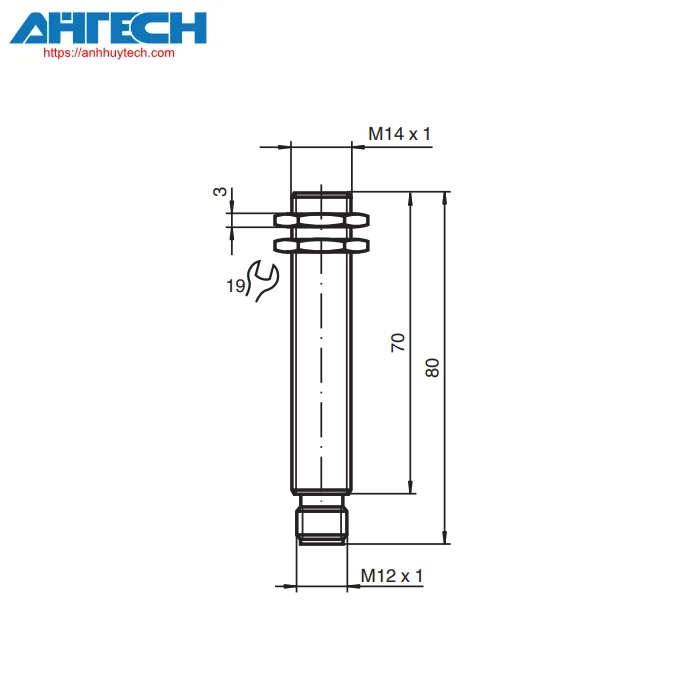 Inductive Sensor Pepperl+Fuchs nj2-11-n-g-v1-y194329