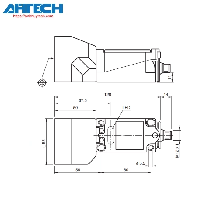 Cảm biến cảm ứng Pepperl+Fuchs nj40+u1+e2-v1