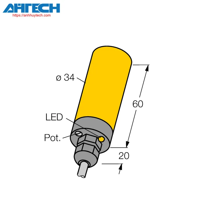 Cảm biến điện dung Turck bc15-k34-vp4x
