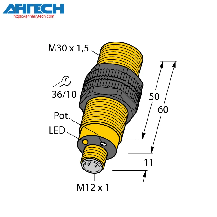 Cảm biến điện dung Turck bcc10-s30-vp4x-h1141
