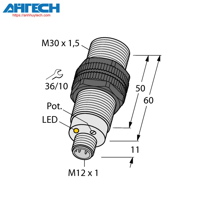 Cảm biến điện dung Turck bcc10-s30wd-ap4x-h1141