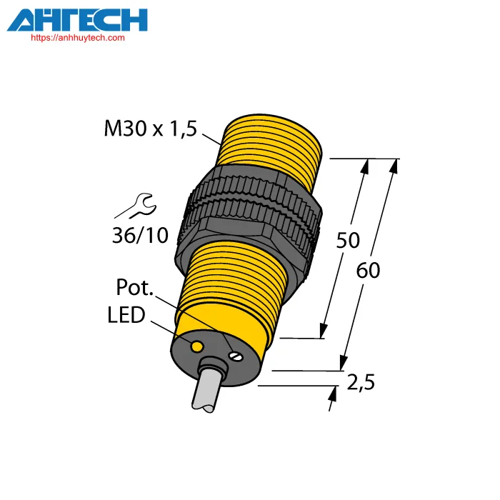 Cảm biến điện dung Turck bce10-s30-vp6x