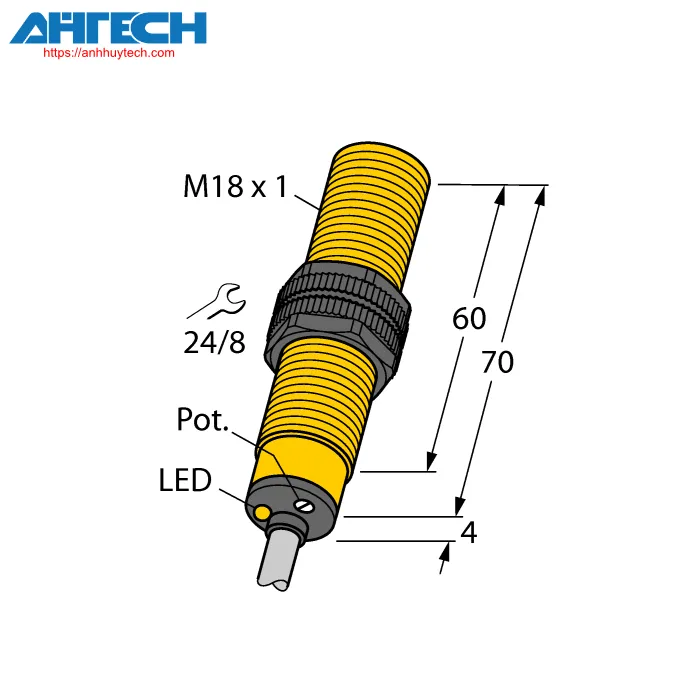 Cảm biến điện dung Turck bcf5-s18-rn4x
