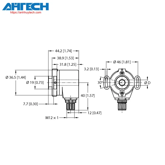 Bộ mã hóa Turck rei-05ia0e-2h2500-h1181