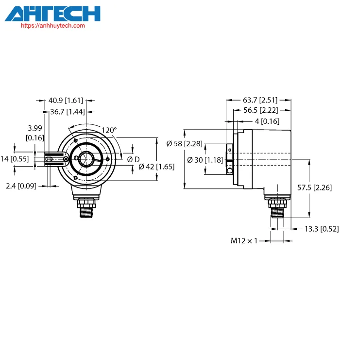 Bộ mã hóa Turck rem-104h10t-5c13s12m-h1181