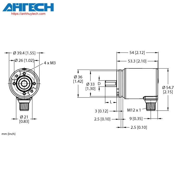 Bộ mã hóa Turck rem-97sa0s-8bar-h1151