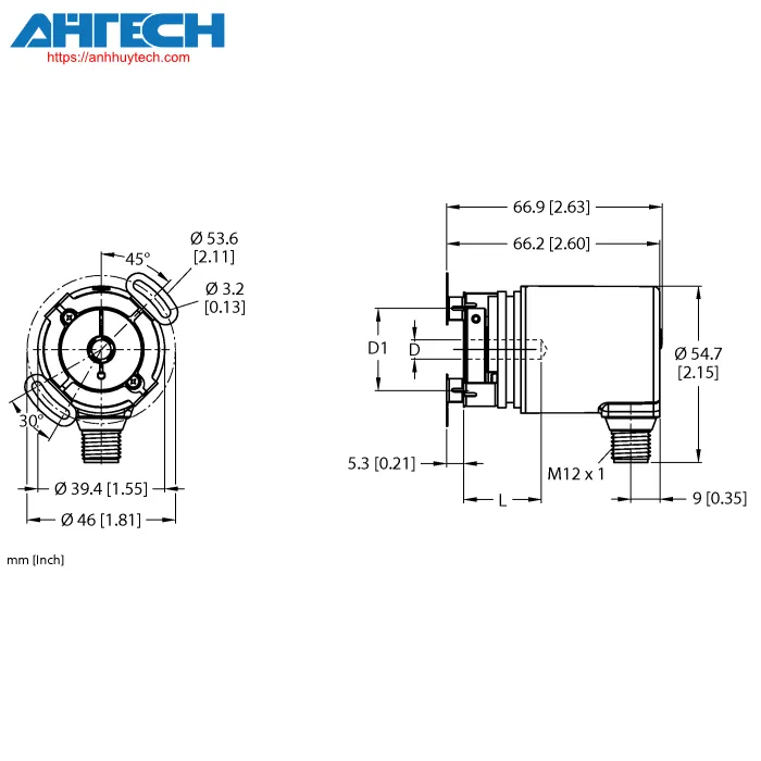 Bộ mã hóa Turck rem-98b10e-8bal-h1151