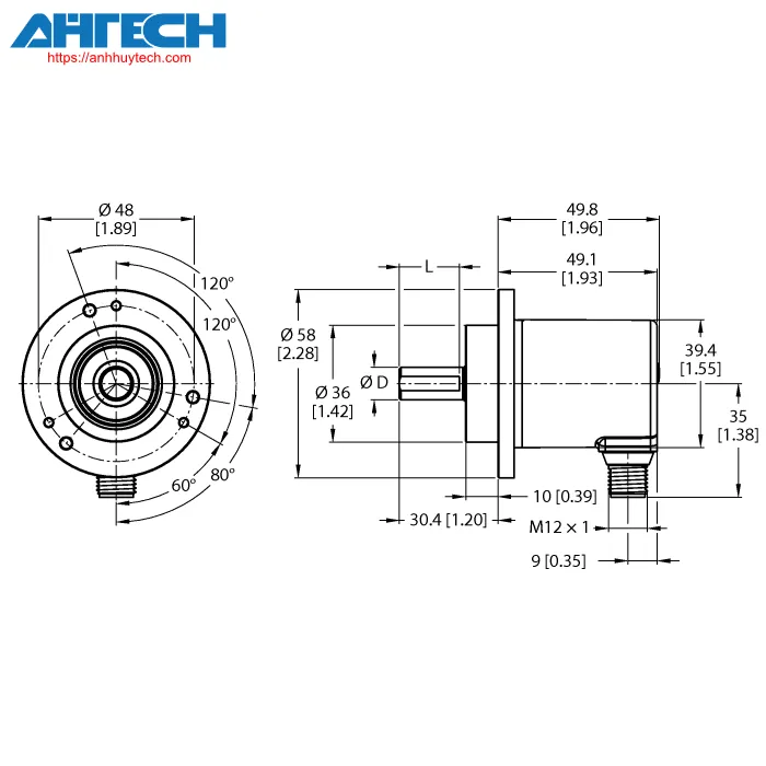 Bộ mã hóa Turck rem-e-121t6c-9f32b-h1151