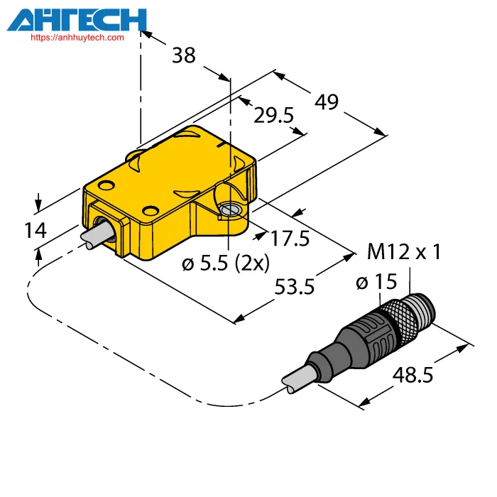 Bộ mã hóa Turck ri360p1-qr14-eliu5x2-03-rs5