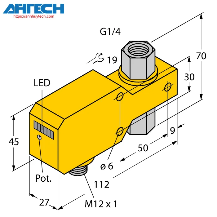 Cảm biến lưu lượng Turck fci-d06ctp-ap8x-h1141
