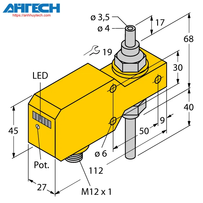 Cảm biến lưu lượng Turck fci-tcd04a4p-ap8x-h1141