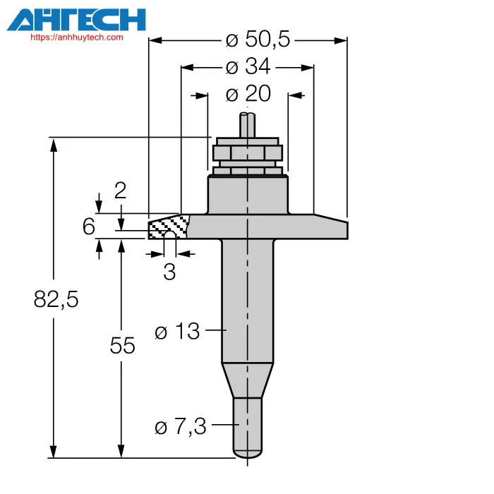 Cảm biến lưu lượng Turck fcs-50a4-na-d014