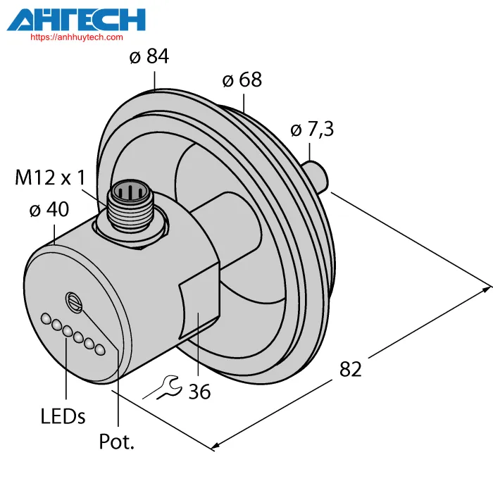 Cảm biến lưu lượng Turck fcs-68a4-ap8x-h1141-d003