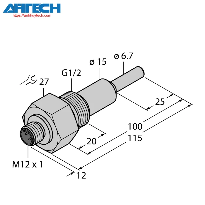 Cảm biến lưu lượng Turck fcs-g1-2a4-naex-h1141-al100