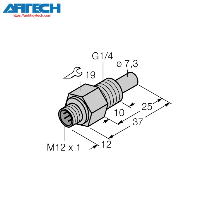 Cảm biến lưu lượng Turck fcs-g1-4a4-na-h1141