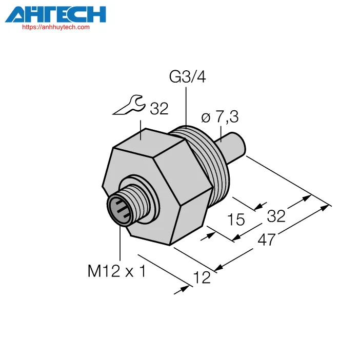 Cảm biến lưu lượng Turck fcs-g3-4a4-naex0-h1141