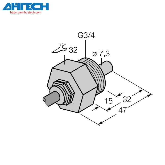 Cảm biến lưu lượng Turck fcs-g3-4a4-naex0