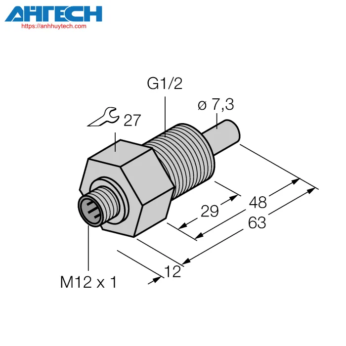 Cảm biến lưu lượng Turck fcs-gl1-2a4-na-h1141