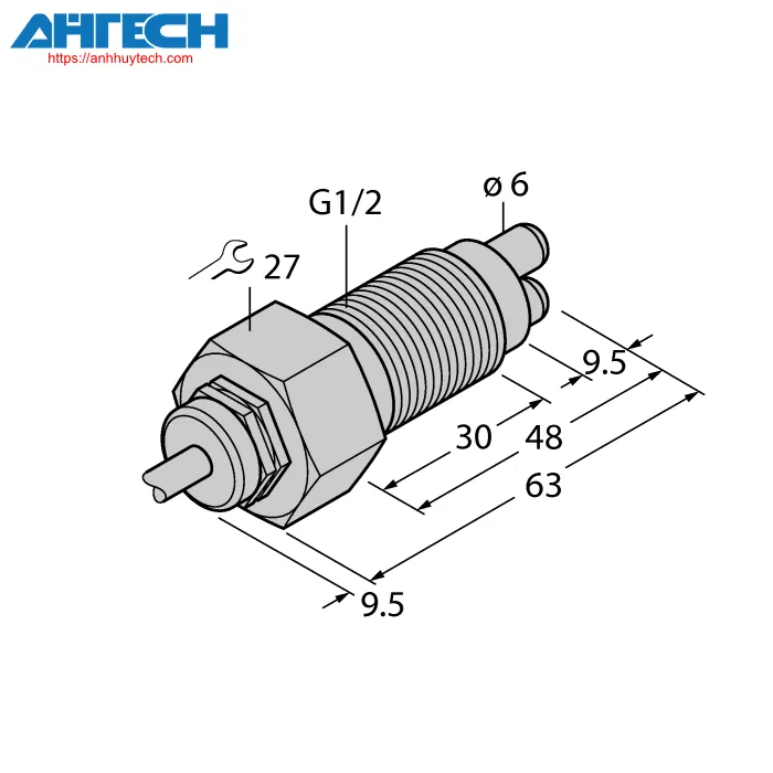 Cảm biến lưu lượng Turck fcs-gl1-2a4-naex-a