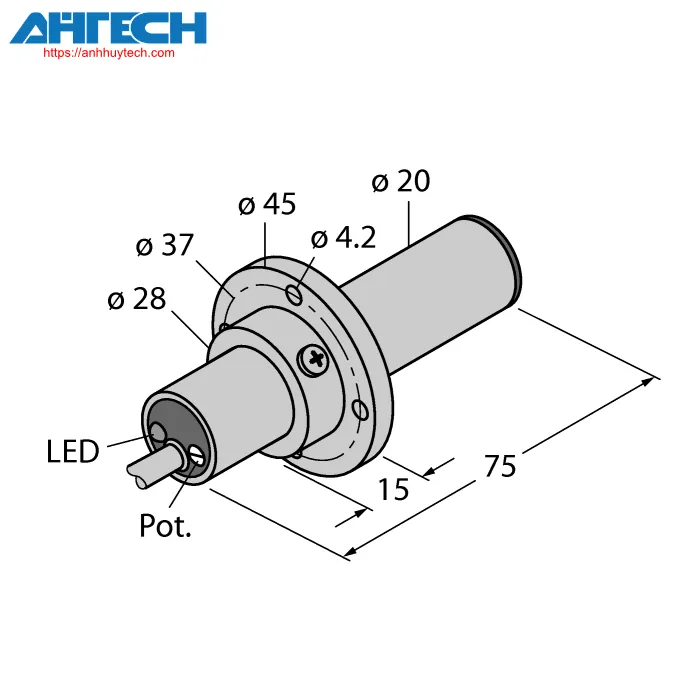 Cảm biến lưu lượng Turck fcs-k20-ap8x