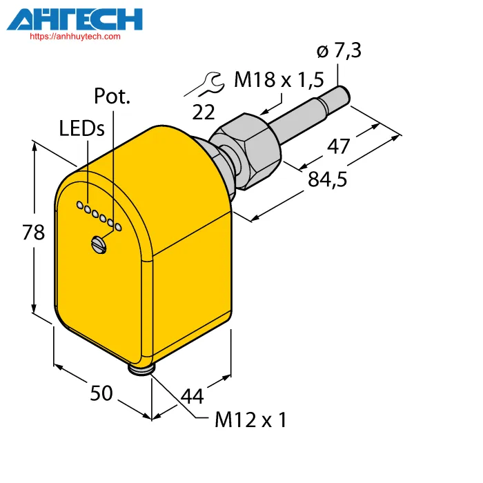 Cảm biến lưu lượng Turck fcst-a4p-ap8x-h1141
