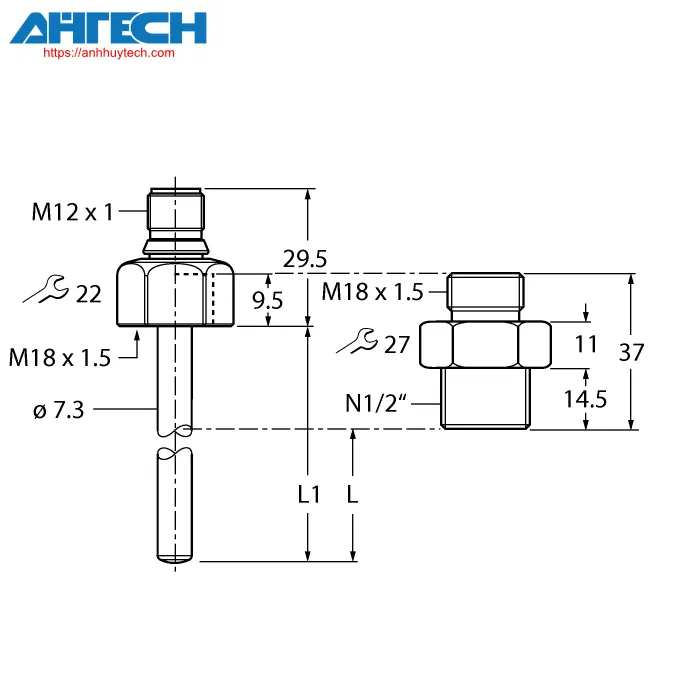 Cảm biến lưu lượng Turck fp100-300l-63-na-h1141