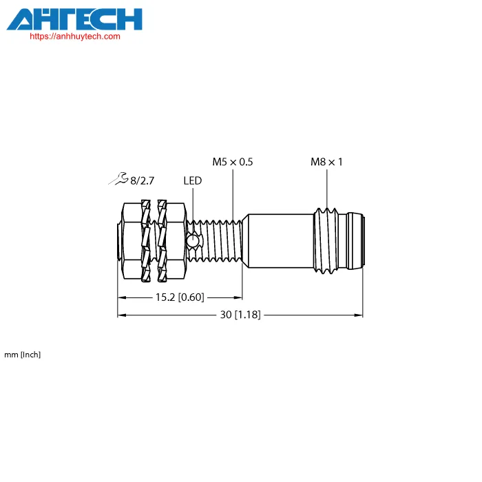 Inductive Sensor Turck bi1-eg05k-an6x-v1331