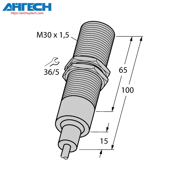 Inductive Sensor Turck bi10-em30-ap6-s907
