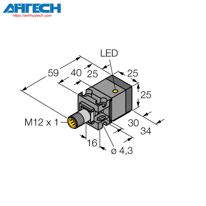 Cảm biến cảm ứng Turck bi10u-ca25-ap6x2-h1141