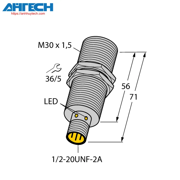 Inductive Sensor Turck bi10u-g30-adz30x2-b3131
