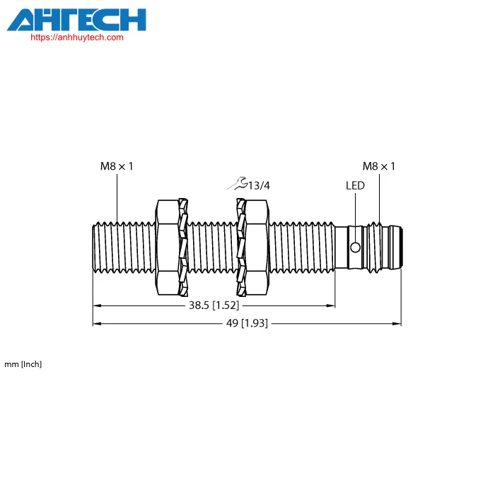 Inductive Sensor Turck bi15-eg08-ap6x-v1131