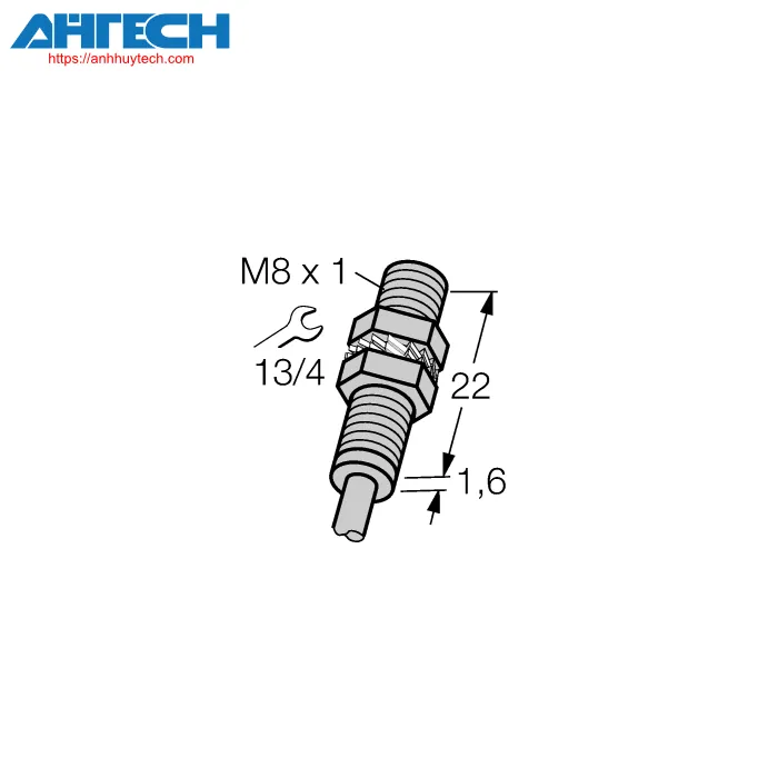 Inductive Sensor Turck bi15-eg08k-y1