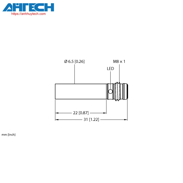 Inductive Sensor Turck bi15-eh65k-ap6x-v1131