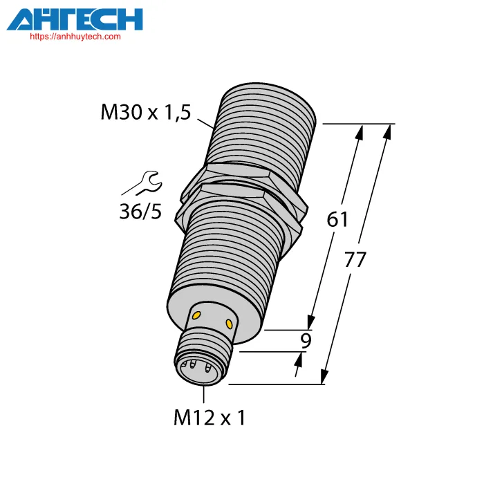 Cảm biến cảm ứng Turck bi15-m30e-liu-h1141