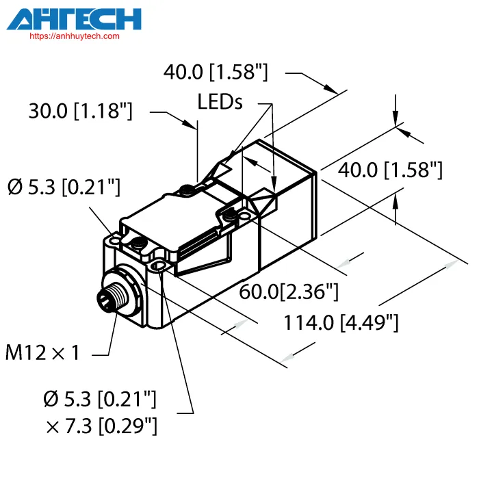 Cảm biến cảm ứng Turck bi15u-cp40-vp4x2-h1141