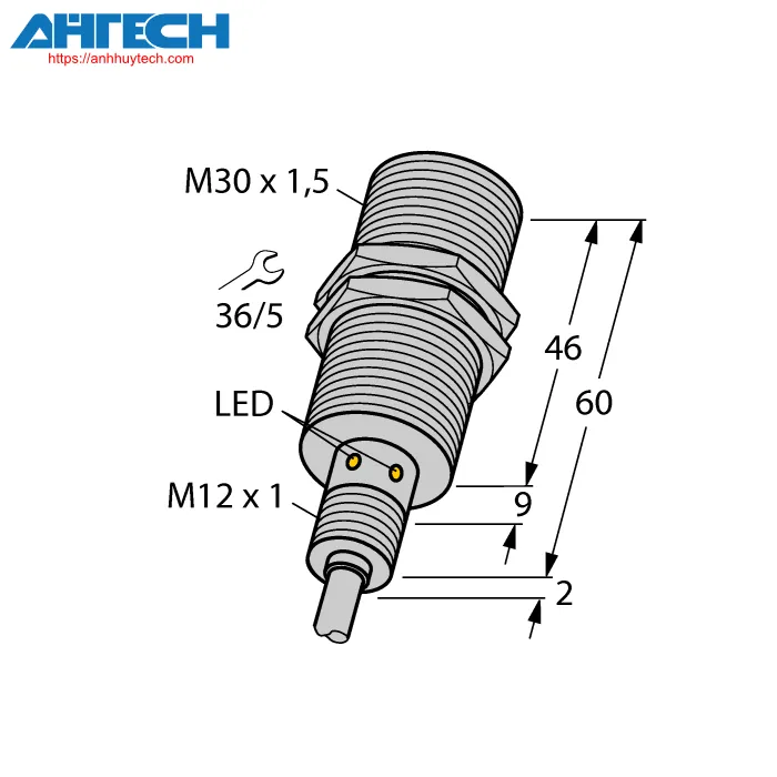 Cảm biến cảm ứng Turck bi15u-em30wd-ap6x
