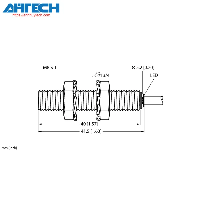 Inductive Sensor Turck bi2-eg08-ap6x