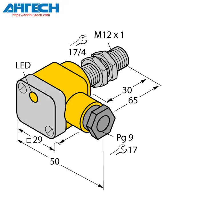 Cảm biến cảm ứng Turck bi2-eg12sk-y1x