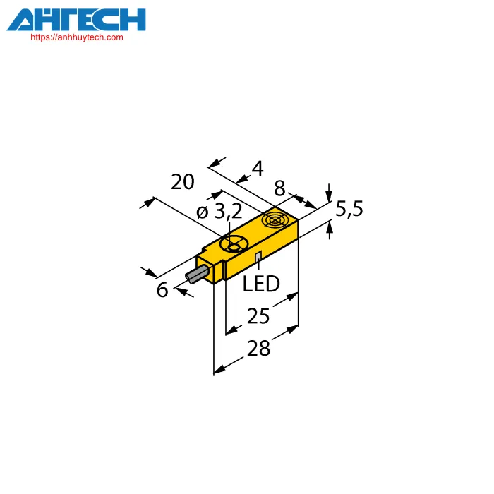 Cảm biến cảm ứng Turck bi2-q55-ap6x-s34