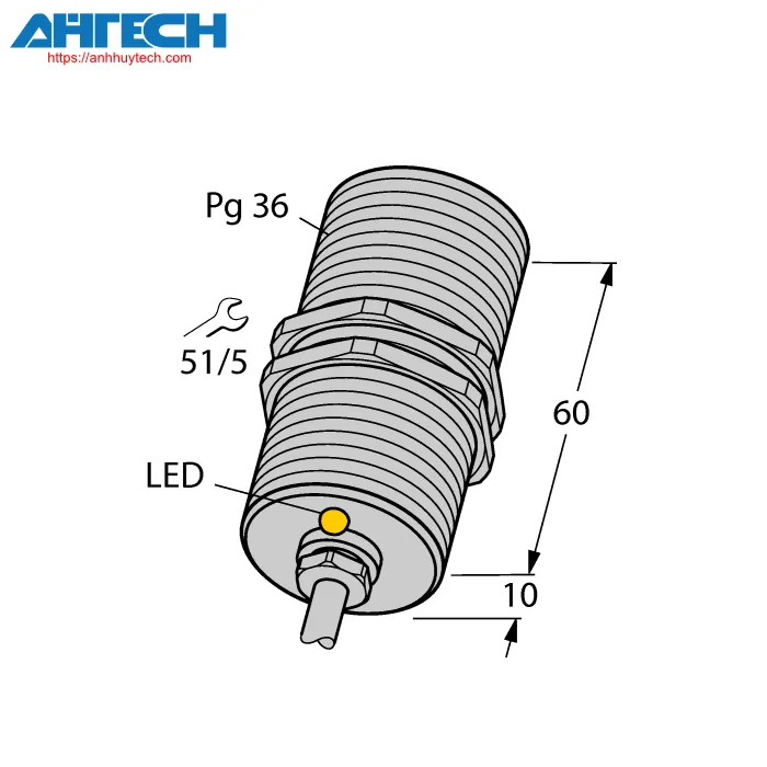 Inductive Sensor Turck bi20-g47-az3x