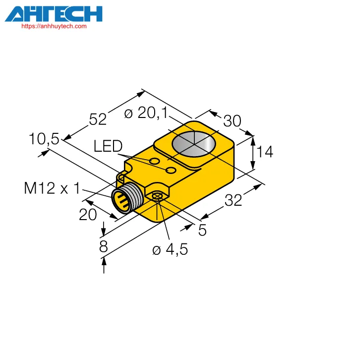 Cảm biến cảm ứng Turck bi20r-q14-an6x2-h1141
