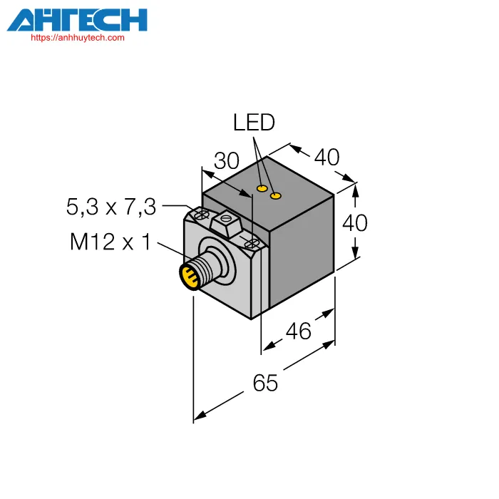 Inductive Sensor Turck bi20u-ca40-ap6x2-h1141