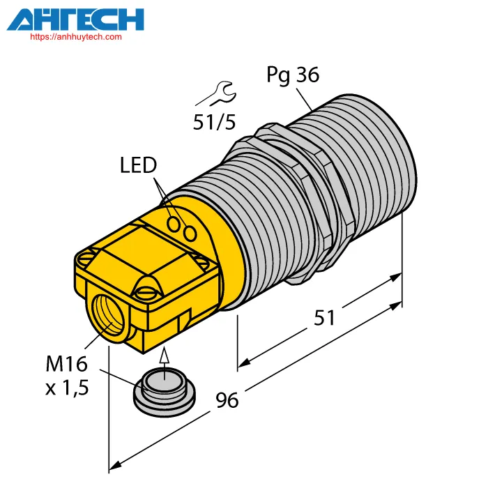Cảm biến cảm ứng Turck bi25-g47sr-fz3x2