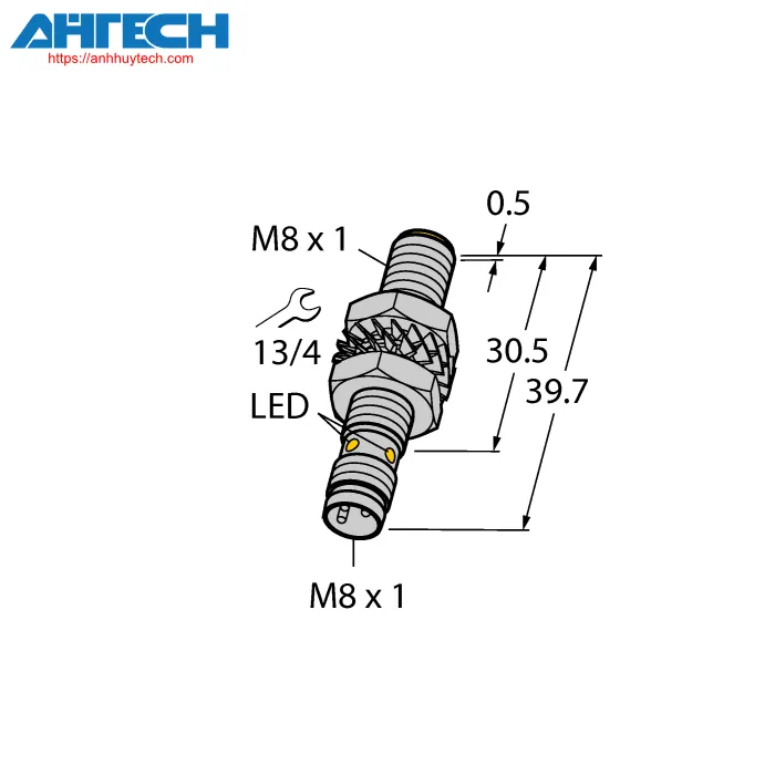 Inductive Sensor Turck bi3-m08-vp6x-v1141