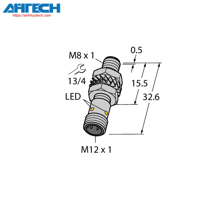 Inductive Sensor Turck bi3-m08kk-an6x-h1341