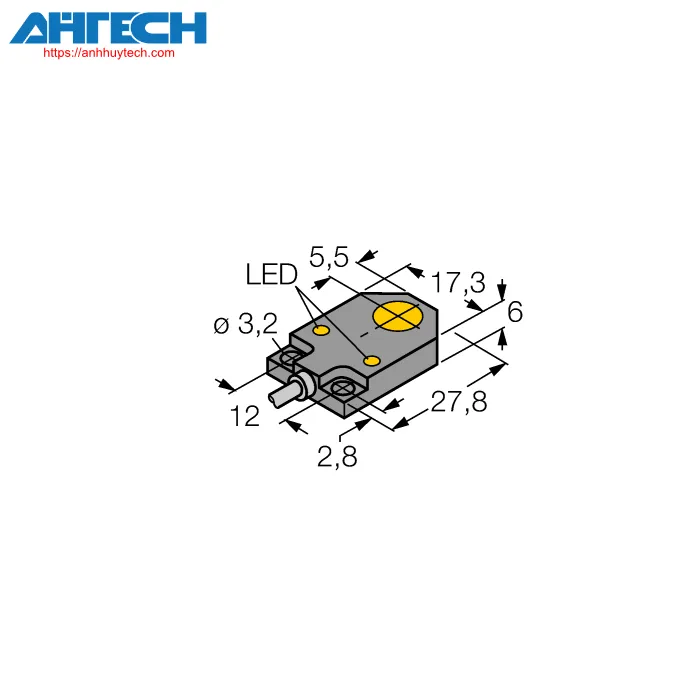 Inductive Sensor Turck bi3-q06-an6x2