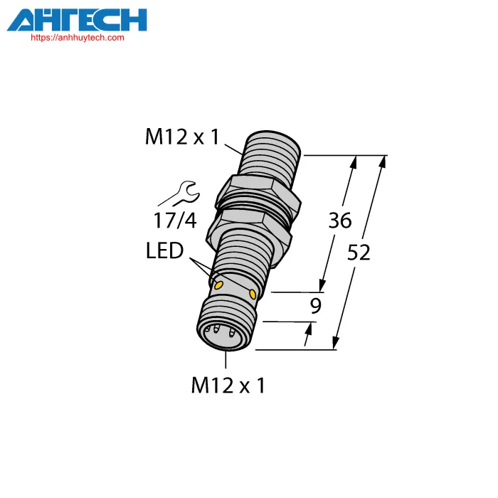 Cảm biến cảm ứng Turck bi3u-mt12h-an6x-h1141